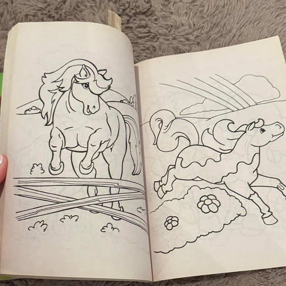 Set of 3 Giant Coloring & Activity Book Set - Pony Horse, Kitten, Puppies